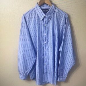 Men's Blue Striped Shirt